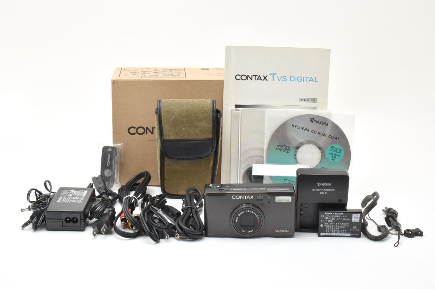 Contax TVS Digital ブラック 元箱付き #5966 1